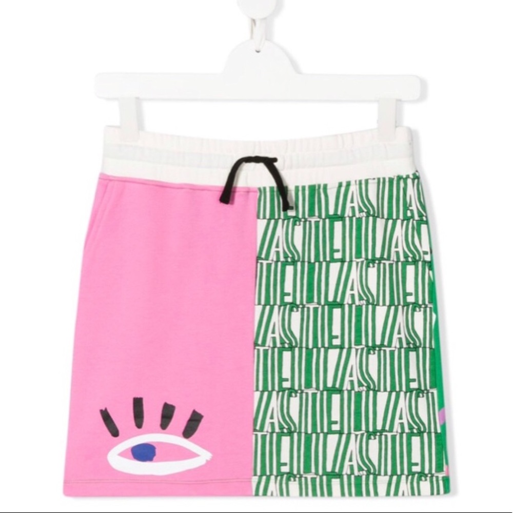 Stella McCartney Logo Abstract Face Skirt